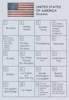 Vorschau - Arbeitsblätter - U.S.A. Quiz - Stationenlernen & Lösungen - Seite 2