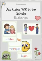 Vorschau - Bildkarten - Begleitmaterial - Das kleine WIR in der Schule - Bildkarten & Ablaufskizze - Deckblatt