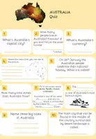 Vorschau - Arbeitsblätter - Australia Quiz - Arbeitsblätter & Lösungen - Seite 1