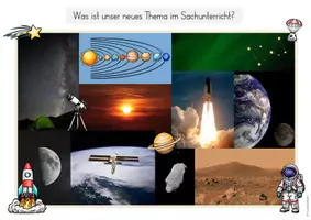 Vorschau - Arbeitsblätter - Weltall - Weltraum - Planeten - Einstieg & Vorwissen - Seite 3