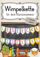 Vorschau - Poster - Leseecke Wimpelkette - Deckblatt