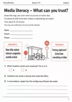 Vorschau - Arbeitsblätter - Englisch Basisscreening Bundle Klasse 9–10 - Seite 1