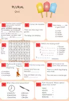 Vorschau - Arbeitsblätter - Plural Quiz - Arbeitsblätter & Lösungen - Seite 2