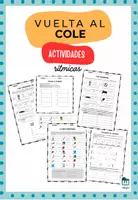 Vista previa - Hojas de trabajo - Vuelta al Cole - Actividades Rítmicas - Portada