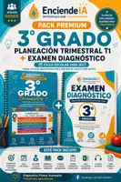 Vista previa - Unidades / Secuencias / Situaciones de Aprendizaje - 3.º GRADO | PLANEACIÓN TRIMESTRAL T1 + EXAMEN DIAGNÓSTICO 2026-2027 - Portada