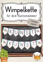 Vorschau - Poster - Wimpelkette Kunst - Deckblatt
