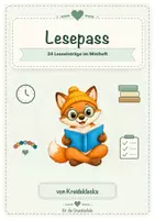 Vorschau - Fördermaterial/Inklusion - Lesepass Fuchs - Deckblatt