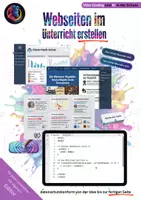 Vorschau - Arbeitsblätter - Webseiten im Unterrircht erstellen (Vibe-Coding in der Schule) - Deckblatt