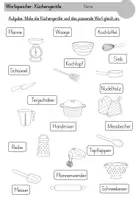 Vorschau - Arbeitsblätter - Rezepte schreiben Vorgangsbeschreibung | Arbeitsblätter Klasse 2-3 - Seite 3
