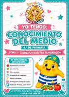 Vista previa - Unidades / Secuencias / Situaciones de Aprendizaje - Cuidamos nuestra salud y alimentación Conocimiento del Medio 4.º Primaria + juego “Yo tengo… ¿quién tiene?” - Portada