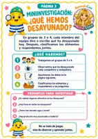Vista previa - Unidades / Secuencias / Situaciones de Aprendizaje - Cuidamos nuestra salud y alimentación Conocimiento del Medio 4.º Primaria + juego “Yo tengo… ¿quién tiene?” - página 3