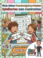 Vorschau - Spiele - Finde deinen Tauschaufgaben-Partner Spielkarten - Deckblatt