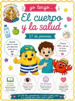 Vista previa - Unidades / Secuencias / Situaciones de Aprendizaje - El cuerpo y la salud · 1.º de Primaria. Edición ampliada en letra cursiva + actividades manipulativas + Yo tengo - Portada