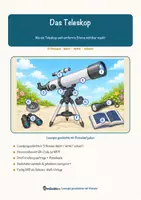 Vorschau - Arbeitsblätter - Das Teleskop – Lesespurgeschichte mit Rätselaufgaben (Klasse 8) - Seite 2