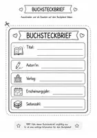 Vorschau - Arbeitsblätter - Buchplakat & Buchvortrag – flexibles Materialpaket zur Buchvorstellung - Seite 2