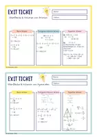 Vorschau - Arbeitsblätter - Exittickets - Seite 3