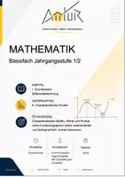 Vorschau - Stundenentwürfe - Charakteristische Punkte | Oberstufe | Mathematik - Deckblatt