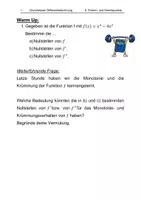 Vorschau - Stundenentwürfe - Extrem- und Wendepunkte | Oberstufe | Mathematik - Seite 2