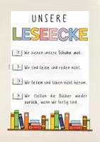 Vorschau - Poster - Regeln Leseecke - Deckblatt