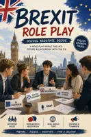 Vorschau - Arbeitsblätter - Brexit Role Play - Deckblatt