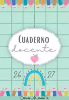 Vista previa - Para docentes: organización, planificación y formación - Cuaderno docente curso 2026 - 2027 - Portada
