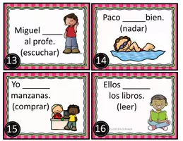 Vorschau - Stationenlernen - Imperfecto Tarjetas de Tareas: Spanische Aufgabenkarten - Seite 3