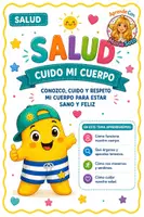Vista previa - Unidades / Secuencias / Situaciones de Aprendizaje - El cuerpo humano y la salud 3.º Primaria Teoría, manipulativos, juego y evaluación - Portada