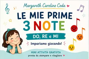 anteprima - Esercizi - Le mie prime 3 note - Pagina di copertina