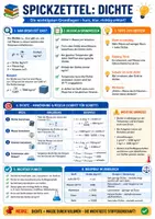 Vorschau - Merkblätter - Dichte – Spickzettel Physik Merkblatt Lernhilfe - Seite 1