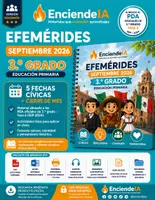 Vista previa - Unidades / Secuencias / Situaciones de Aprendizaje - Efemérides de Septiembre para 3er Grado | NEM + Imprimibles + Audios QR - Portada