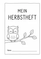 Vorschau - Arbeitsblätter - Lesen und Verstehen Klasse 1 – Herbsttexte mit Lesestrategien und Silbenschrift - Seite 2