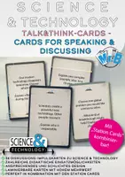Vorschau - Unterrichtsreihen - Science and Technology – Talk & Think Cards | Englisch Oberstufe | Speaking & Discussion | Abitur - Deckblatt