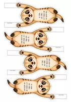 Vorschau - Anderer Materialtyp - 🐾 Erdmännchen-Willkommensgruß für den Schulstart | Willkommensgeschenk | Bleistift-Topper | Grundschule | Nach den Ferien - Seite 1