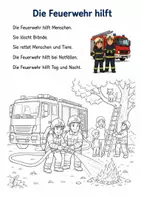 Vorschau - Arbeitsblätter - Alles rund um die Feuerwehr – Wissens- und Mitmachheft (Kita–1. Klasse) - Seite 1