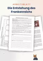 Vorschau - Arbeitsblätter - Arbeitsblatt: Die Entstehung des Frankenreichs - Ein neues Rom? - Deckblatt