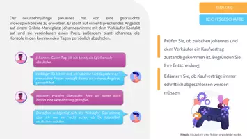 Vorschau - Arbeitsblätter - Rechtsgeschäfte - Komplett vorbereitete Stunde - Wirtschaft - Seite 2