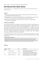 Vorschau - Unterrichtsreihen - Der Besuch der alten Dame (Dürrenmatt): 3 Klassenarbeiten mit Erwartungshorizont, Klasse 9 & 10 - Deckblatt