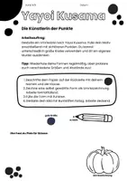 Vorschau - Stundenentwürfe - Yayoi Kusama Kunstunterricht mit Punkten Malerei - Seite 3