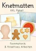 Vorschau - Spiele - Knetmatten Bundle für freies Kneten | Feinmotorik, Kreativität und Fingerkoordination | Kita - Deckblatt