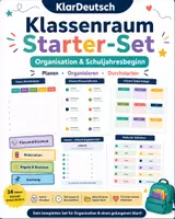 Vorschau - Arbeitsblätter - Klassenraum Starter-Set – Schuljahresbeginn - Deckblatt
