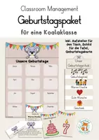 Vorschau - Fördermaterial/Inklusion - Geburtstagskalender Koalaklasse Paket - Deckblatt