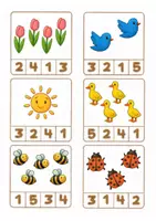 anteprima - Materiale di supporto/inclusione - CARD IMPARO I NUMERI PER INFANZIA E SOSTEGNO - Pagina 3