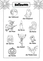 Vorschau - Spiele - Halloween "Was fehlt?" - Spiel | DaF DaZ Wortschatzspiel - Seite 3