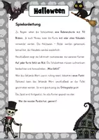 Vorschau - Spiele - Halloween "Was fehlt?" - Spiel | DaF DaZ Wortschatzspiel - Seite 1