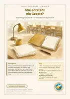 Vorschau - Unterrichtsreihen - Wie entsteht ein Gesetz? Gesetzgebung, Bundesrat, Lobbyismus und Planspiel - vierfach differenziert inkl. eigener Förderversion / DaZ-Version - Seite 1