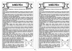 Voorbeeld - Onderzoeksboekje - Insecten - Biologie - Pagina 3