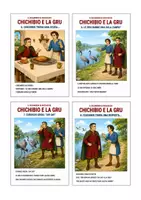 anteprima - Materiale di supporto/inclusione - CHICHIBIO E LA GRU - LETTERATURA CON FLASHCARD - Pagina 3