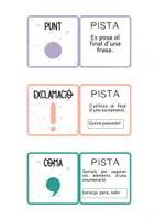 Vista previa - Tarjetas / Manipulativos - Pistes signes de puntuació - Portada