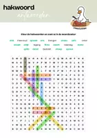 Voorbeeld - Woordzoeker: Spelling categorieën groep 4 ✏️ - Pagina 2