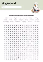 Voorbeeld - Woordzoeker: Spelling categorieën groep 4 ✏️ - Pagina 3